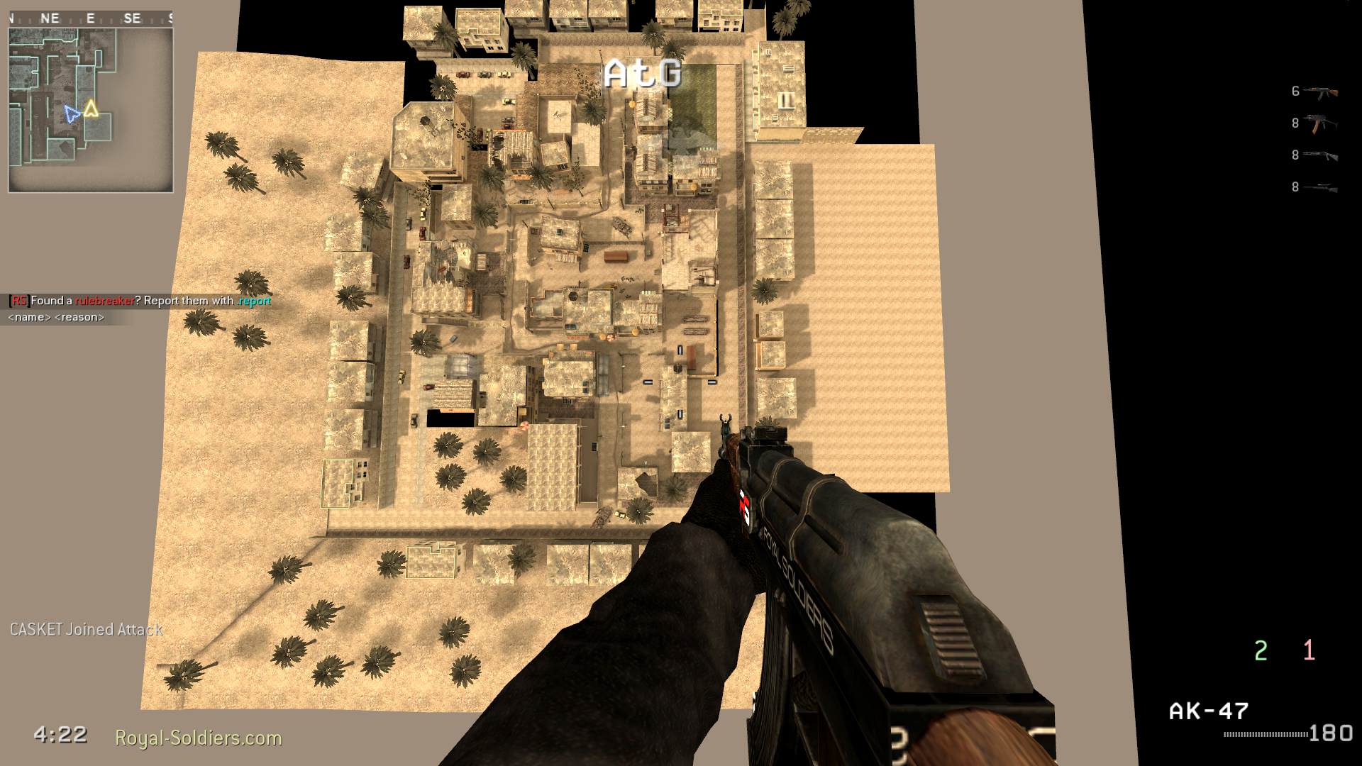 CASKET, mp_backlot, |RS|Promod TDM
