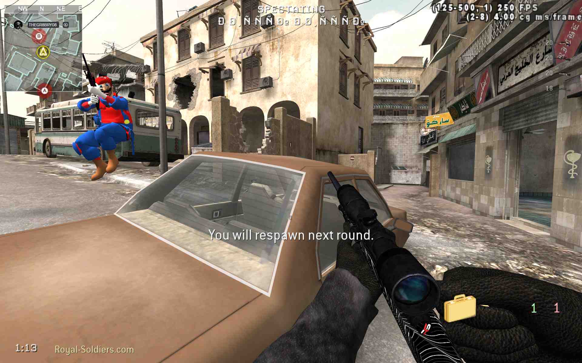 Scuzz Bot, mp_crossfire, |RS|Sniper Only Promod - Round: 10/20