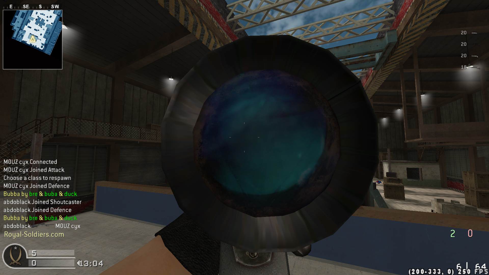 MOUZ cyx, mp_bubba, |RS|Sniper Only Promod