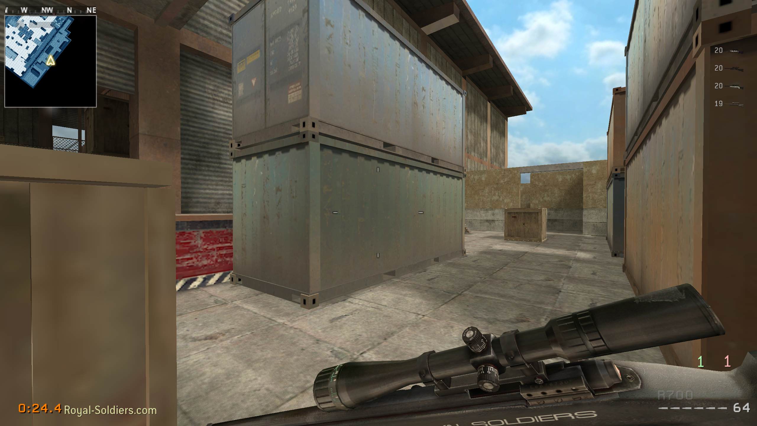 djscholah, mp_nuketown, |RS|Sniper Only Promod - Round: 10/20