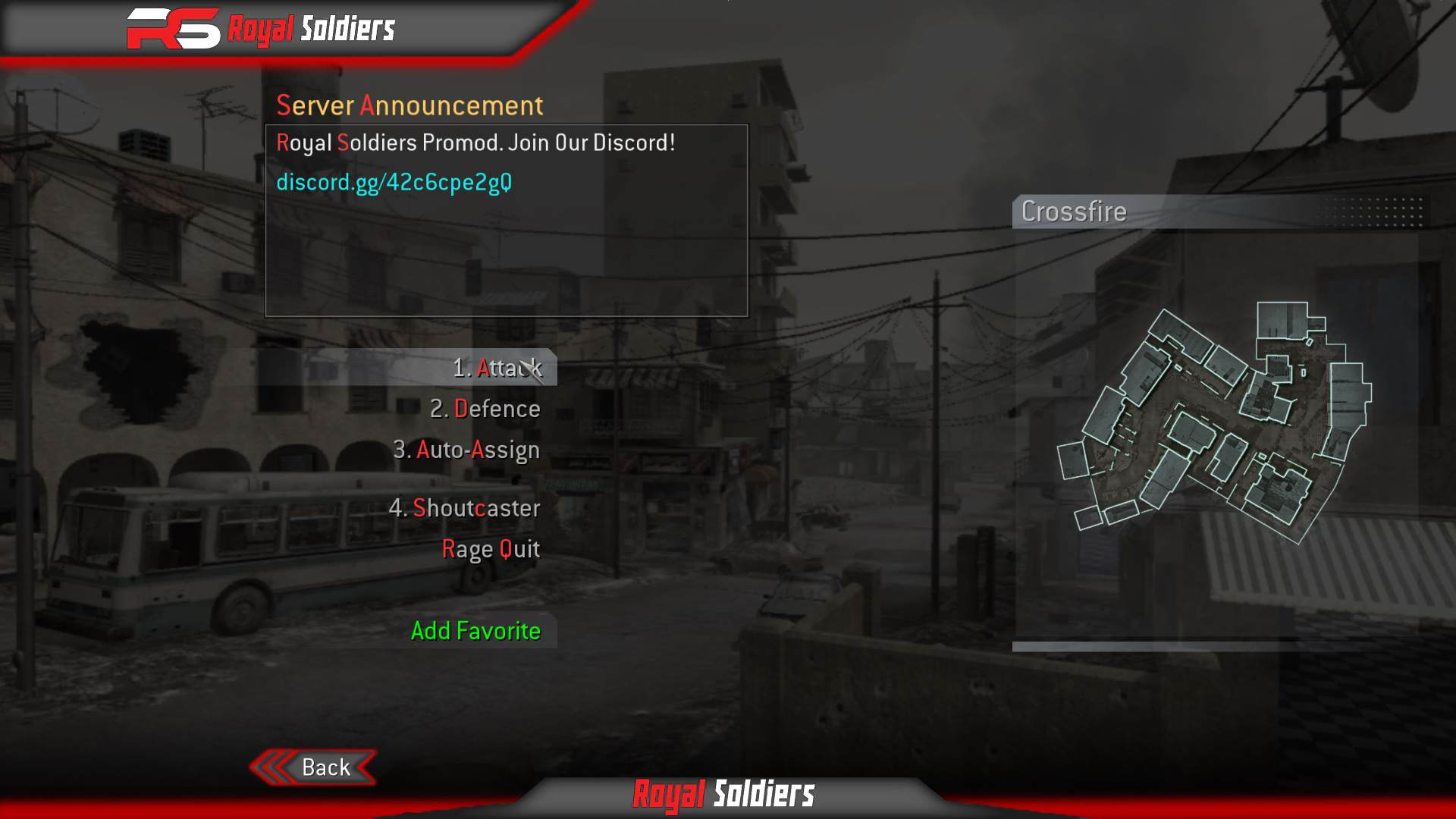 Default, mp_crossfire, |RS|Promod S&D 2.20 - Round: 17/20