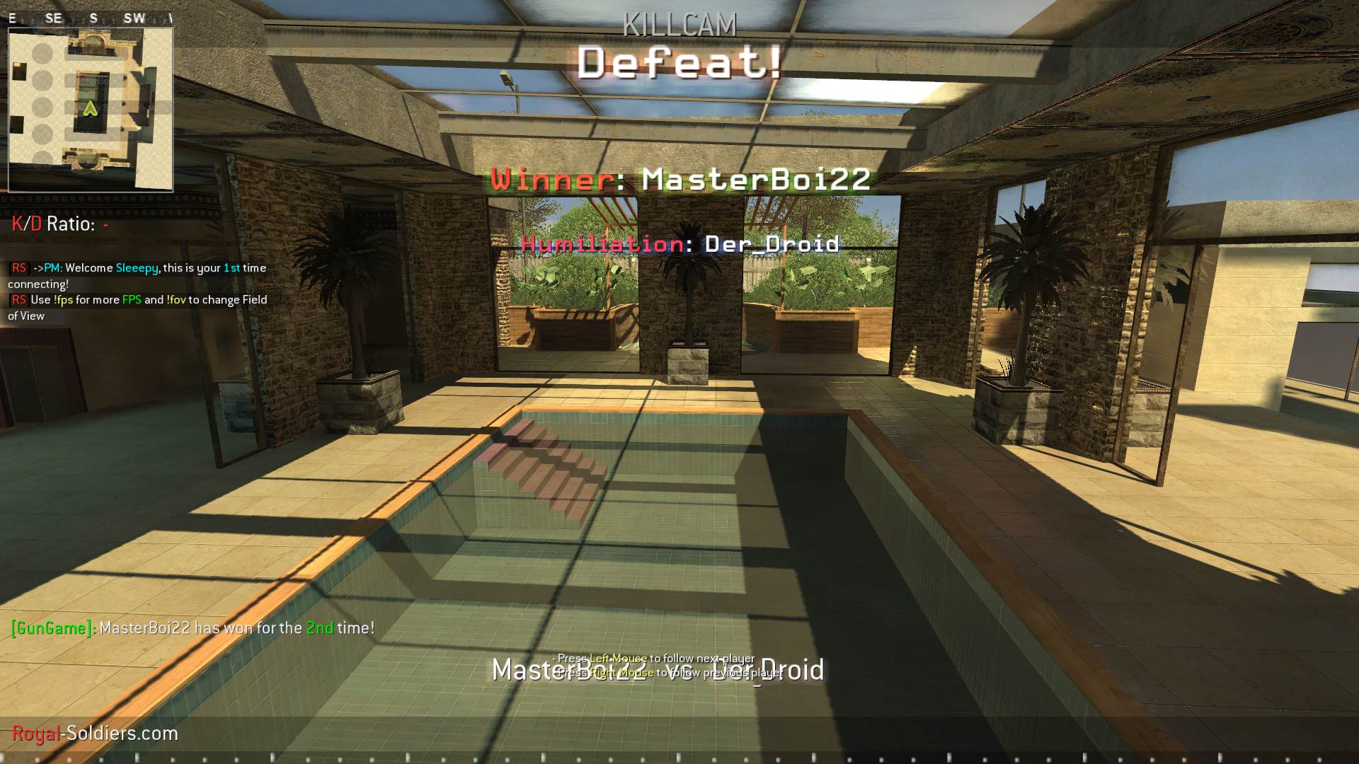 Sleeepy, mp_poolday, |RS|GunGame