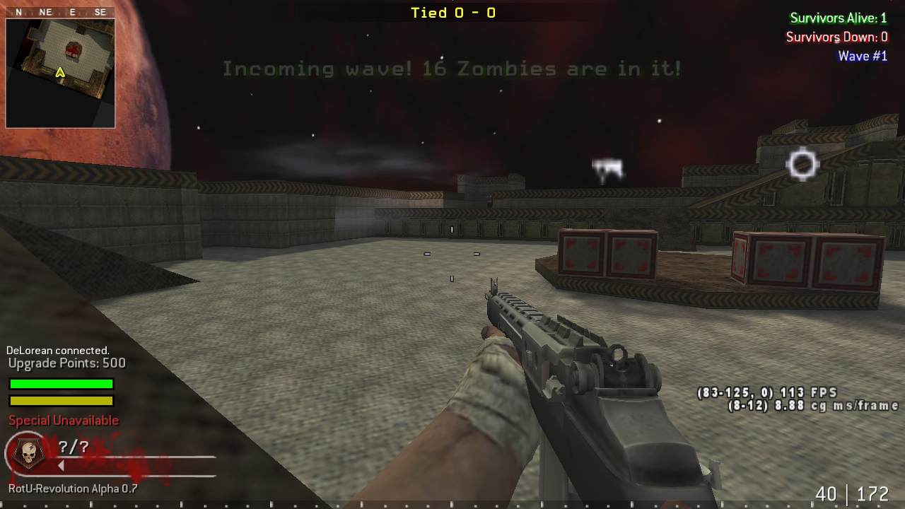 DeLorean, mp_fnrp_quake3_arena, |RS|RotU-Revolution - Zombies