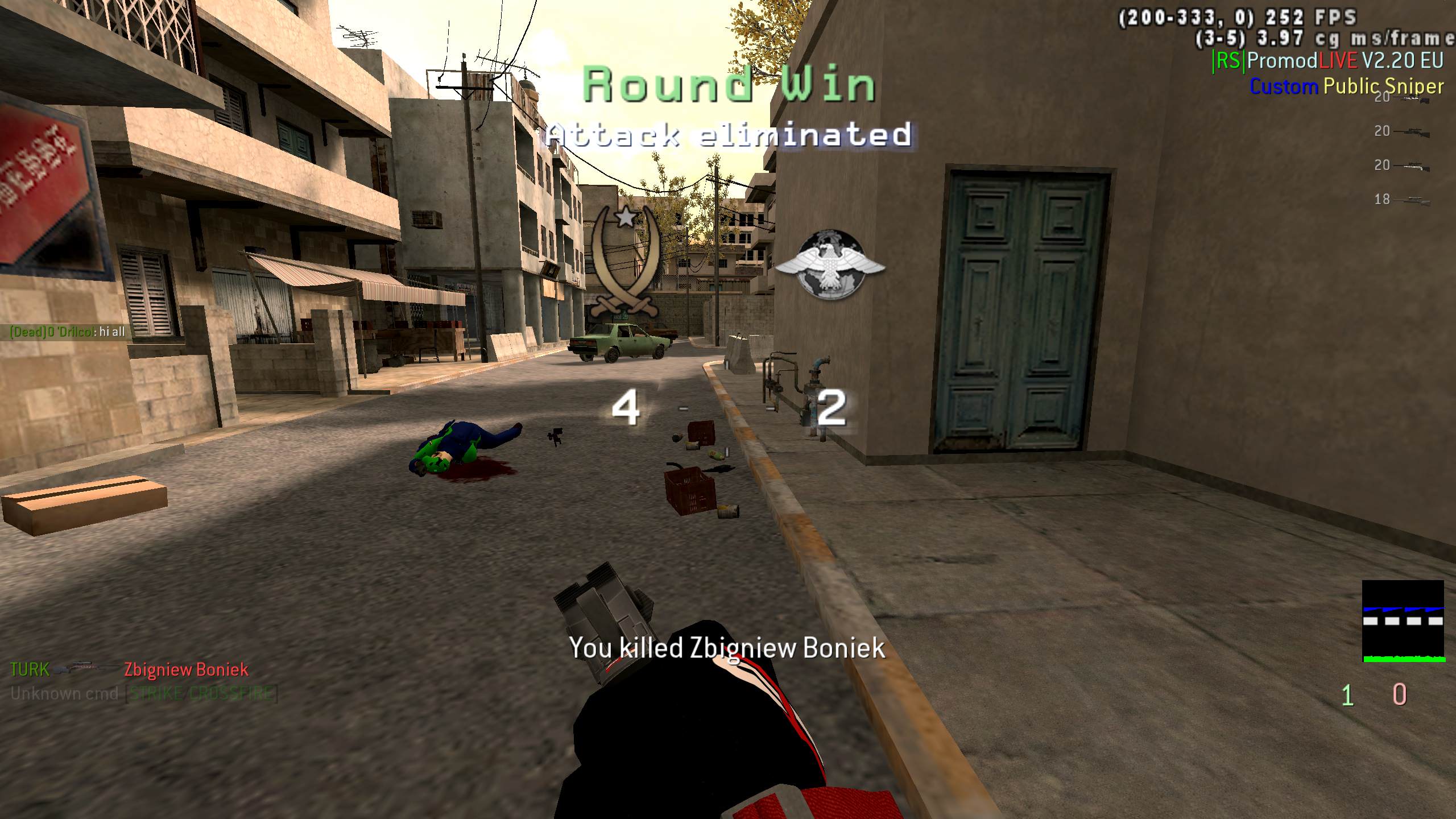 O 'Drilcol, mp_strike, |RS|Sniper Only Promod