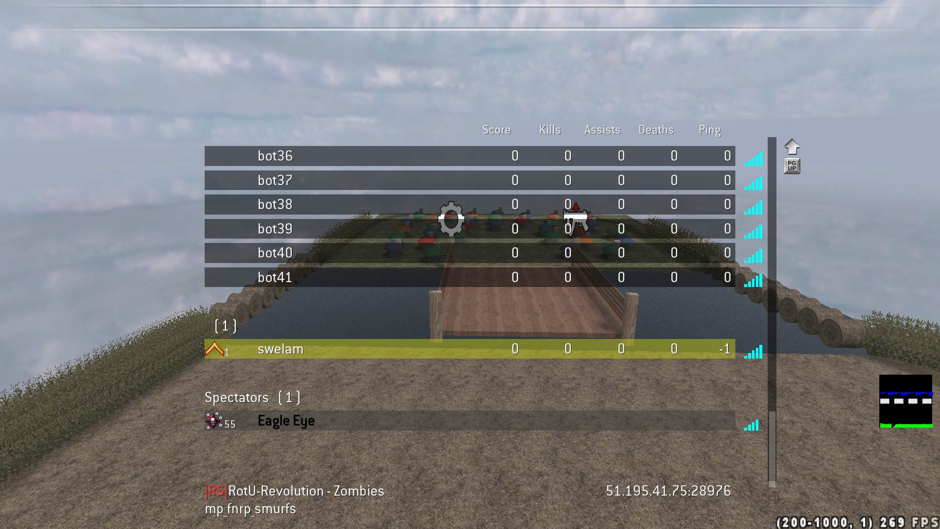Eagle Eye, mp_fnrp_smurfs, |RS|RotU-Revolution - Zombies