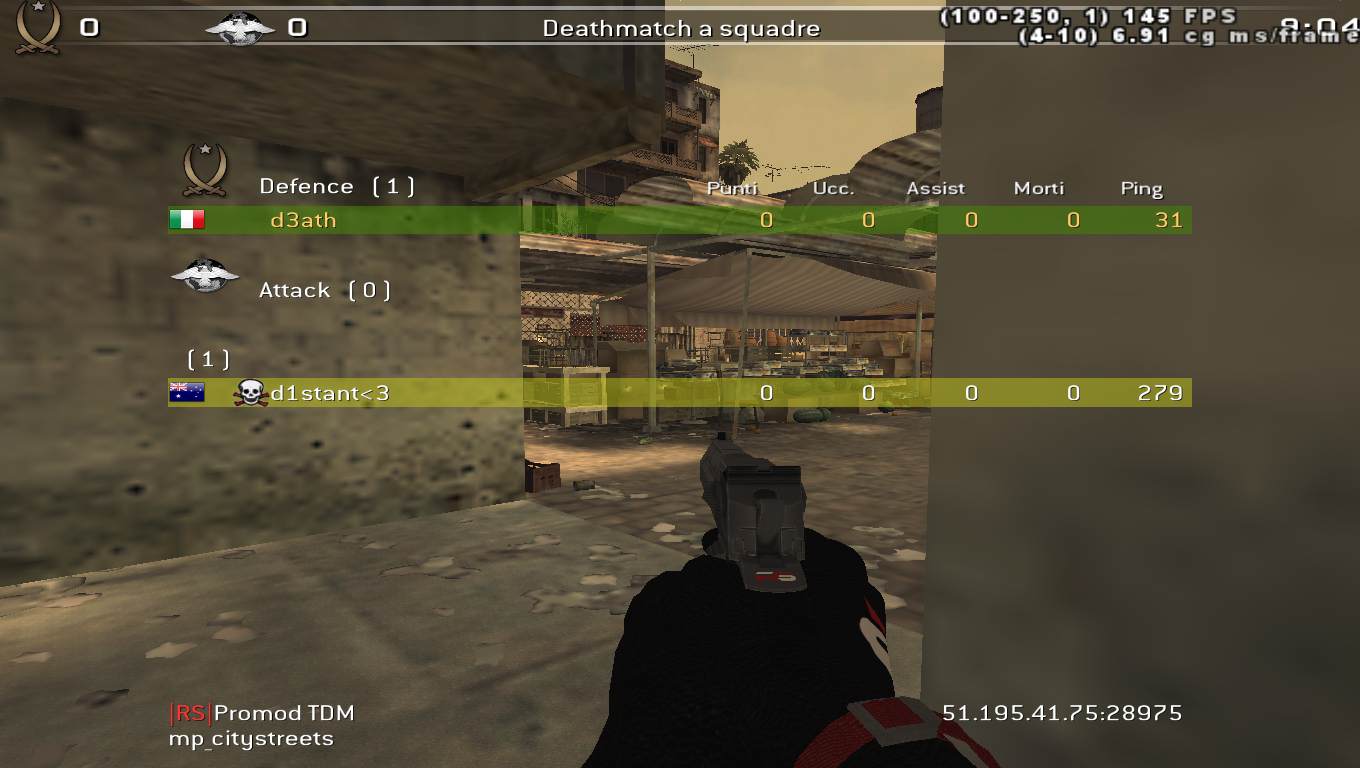 d3ath, mp_citystreets, |RS|Promod TDM