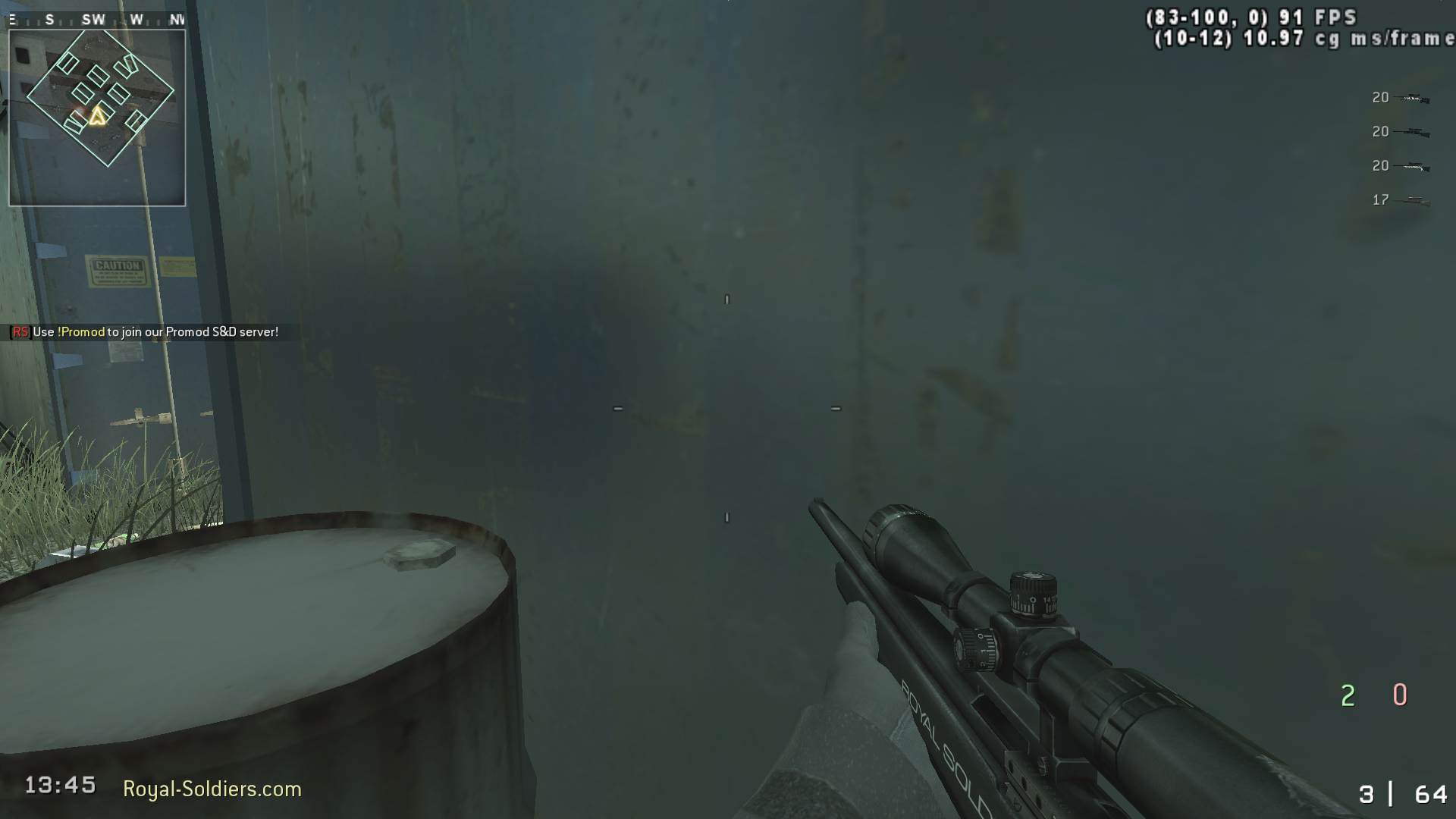 teki9, mp_shipment, |RS|Sniper Only Promod