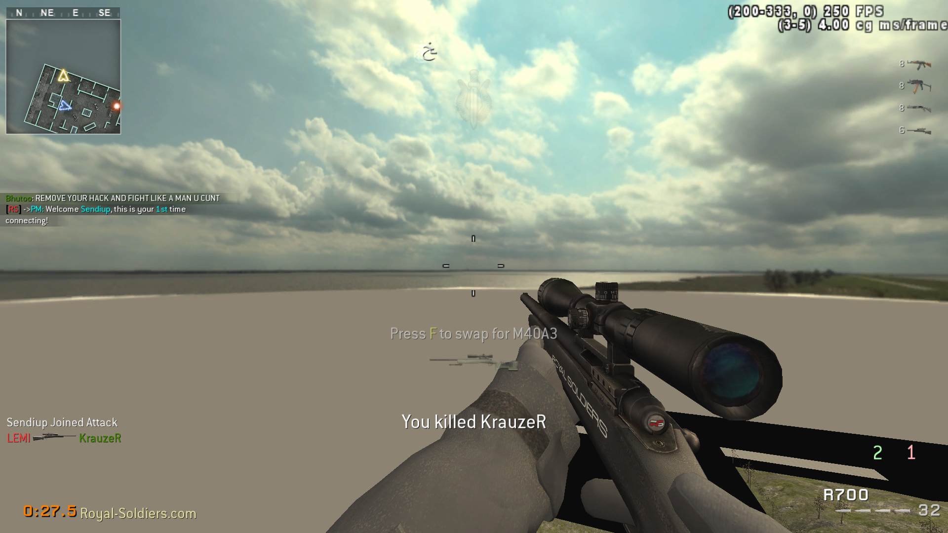 Sendiup, mp_killhouse, |RS|Promod TDM