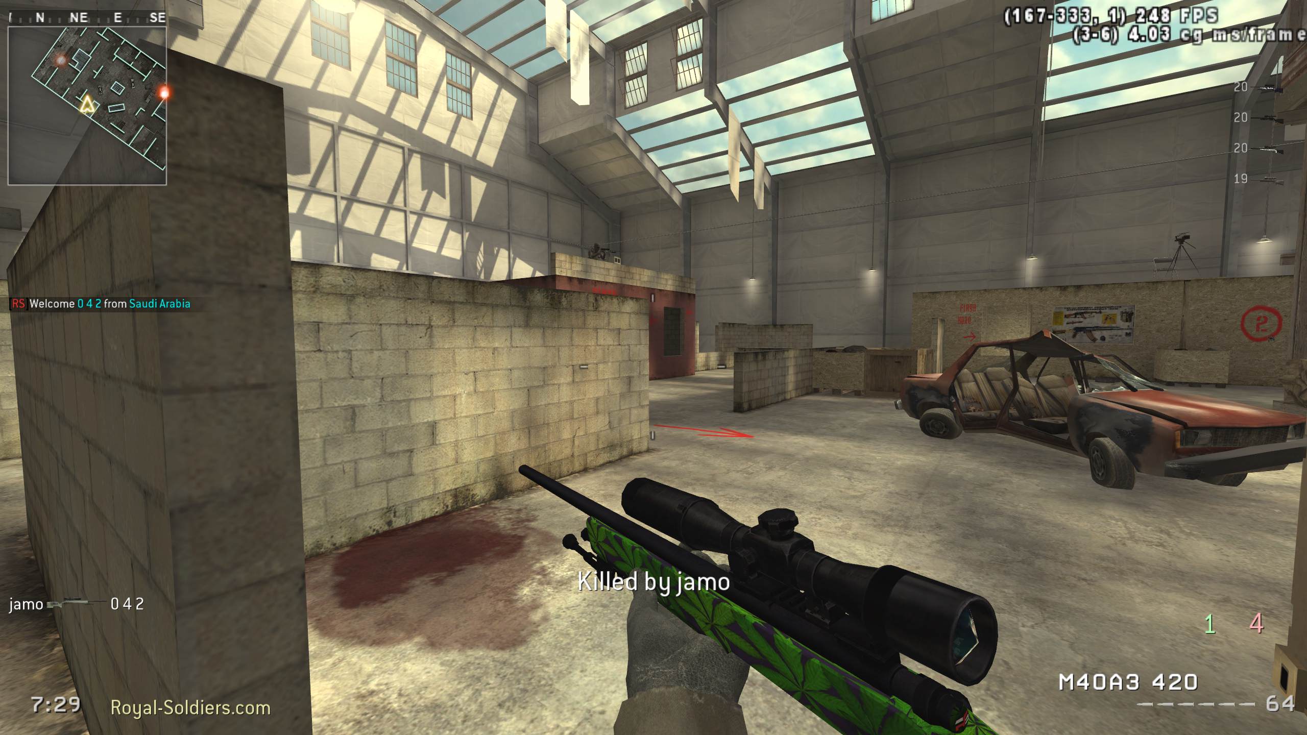 O 4 2, mp_killhouse, |RS|Sniper Only Promod - Round: 17/20