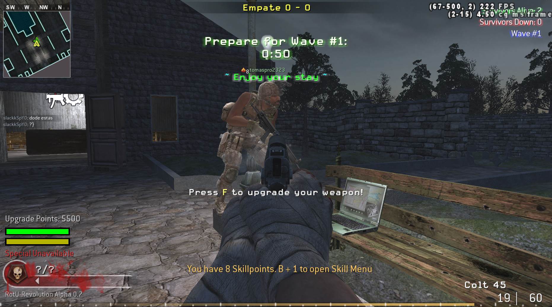 slackkSpY0, mp_surv_graveyard, |RS|RotU-Revolution - Zombies