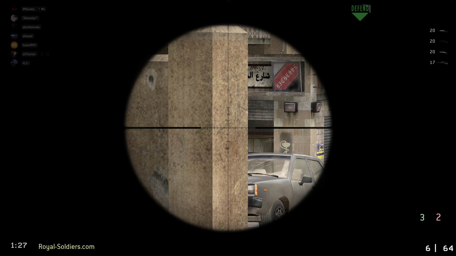Alasam48, mp_crossfire, |RS|Sniper Only Promod - Round: 5/20