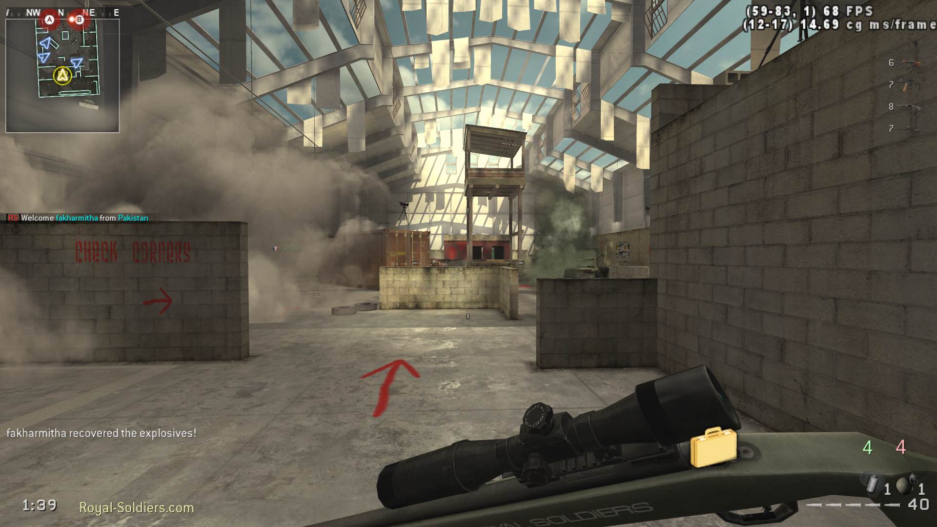 fakharmitha, mp_killhouse, |RS|Promod S&D 2.20 - Round: 12/20