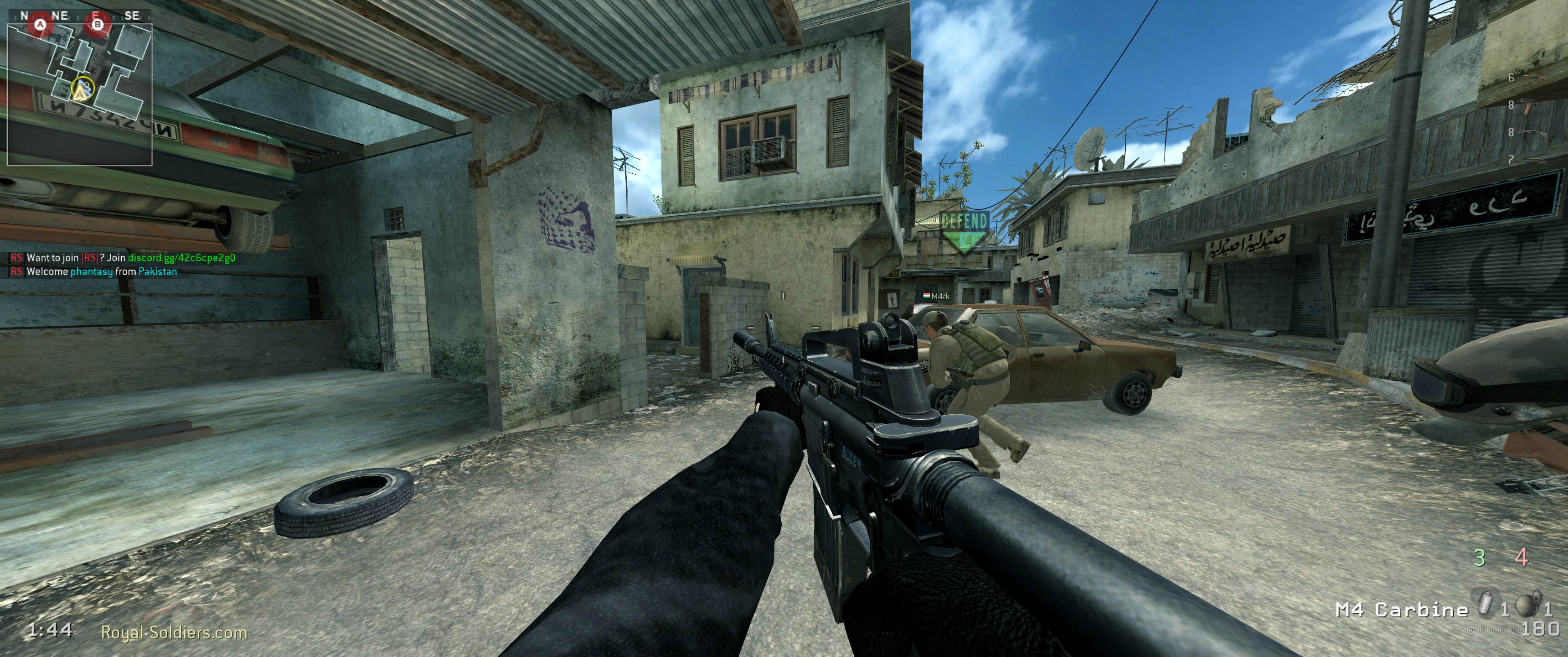 Nitrous888, mp_crash, |RS|Promod S&D 2.20 - Round: 18/20