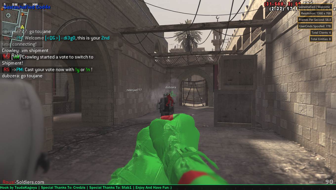 [<QG>] - di3g0, mp_showdown, |RS|GunGame