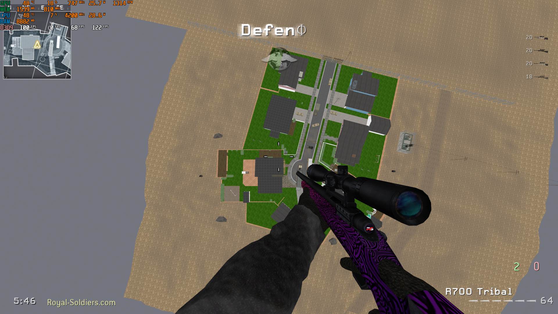 Extrem, mp_nuketown, |RS|Sniper Only Promod - Round: 17/20