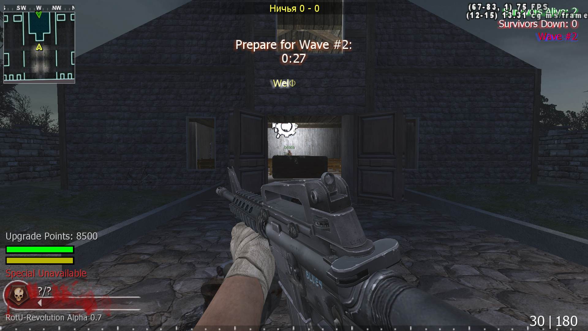 SevaStyle, mp_surv_graveyard, |RS|RotU-Revolution - Zombies