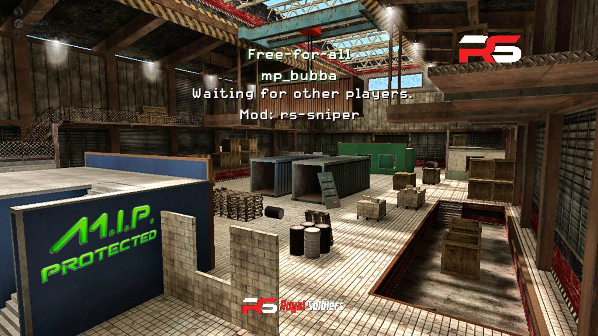 maccafia98, mp_bubba, |RS|Sniper Only Promod - Round: 4/20