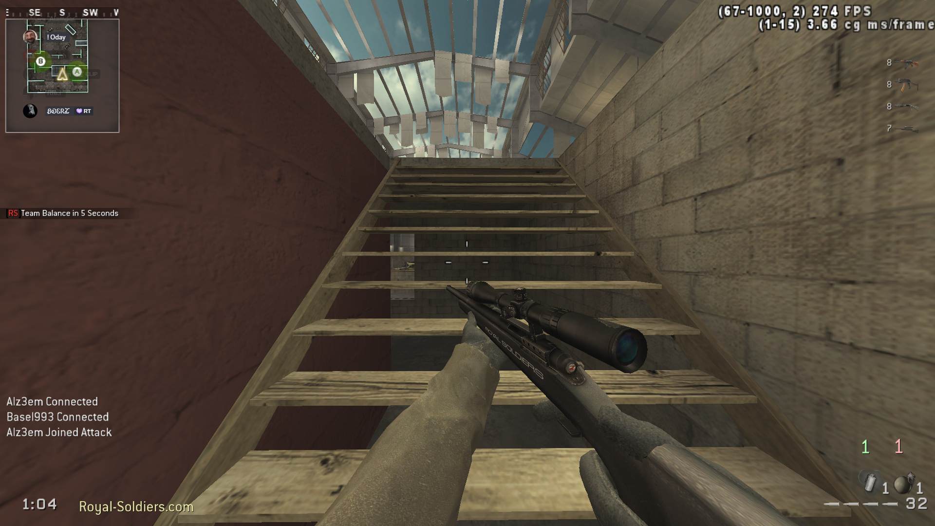 WWE, mp_killhouse, |RS|Promod S&D 2.20 - Round: 10/20