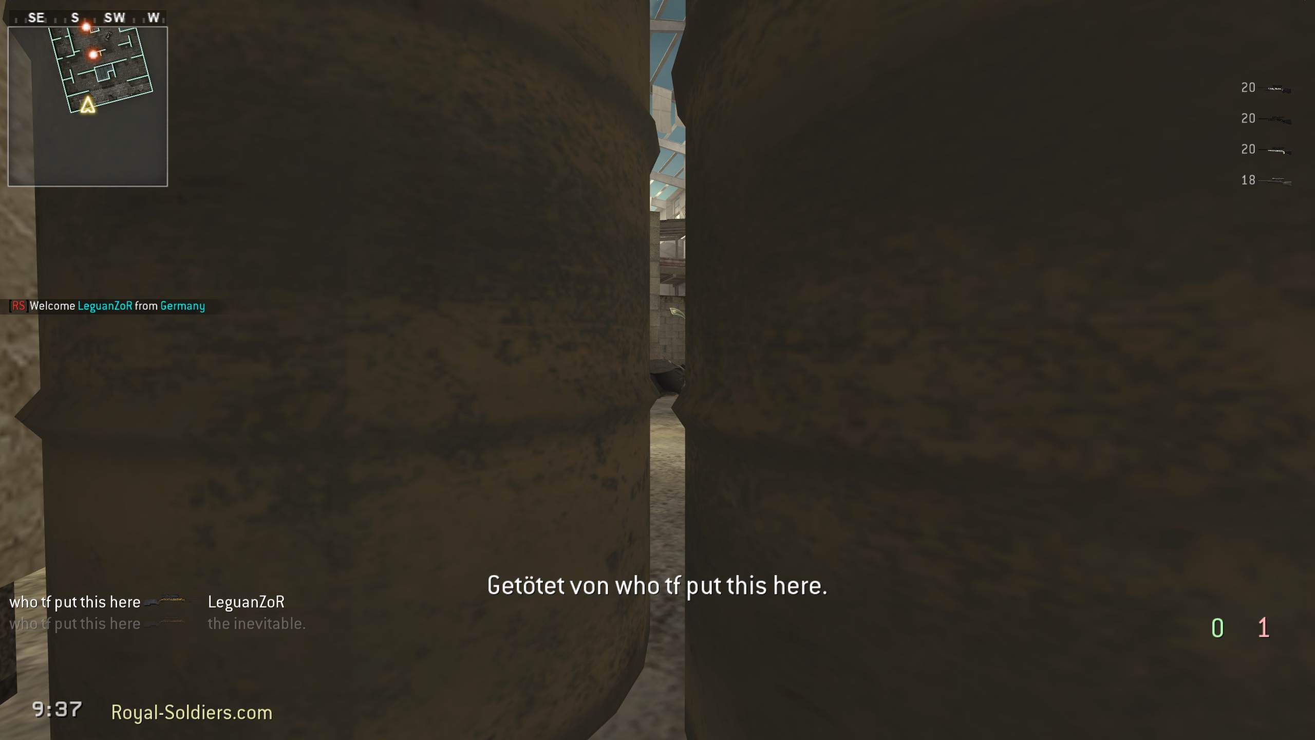 LeguanZoR, mp_killhouse, |RS|Sniper Only Promod - Round: 16/20