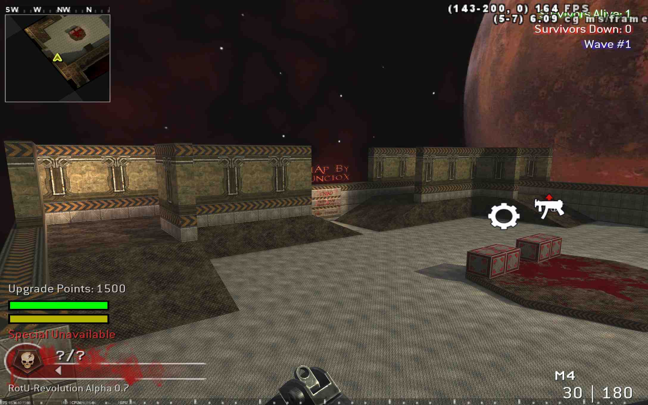 UzU-2type, mp_fnrp_quake3_arena, |RS|RotU-Revolution - Zombies