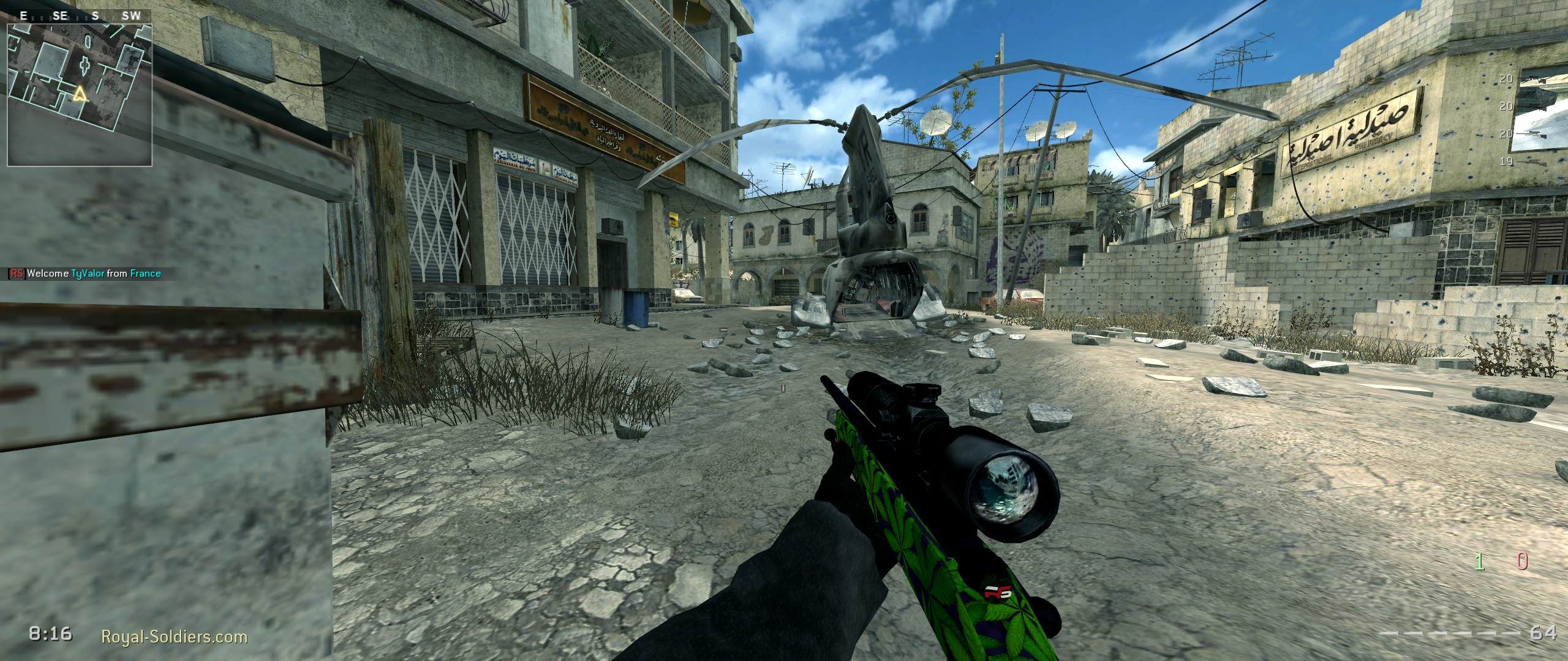 TyValor, mp_crash, |RS|Sniper Only Promod - Round: 5/20