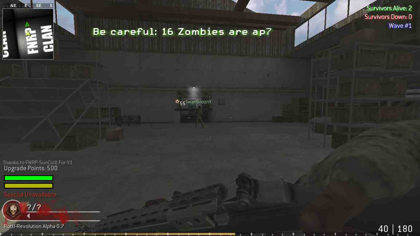 SoundGameAG, mp_fnrp_warehouse_v2, |RS|RotU-Revolution - Zombies