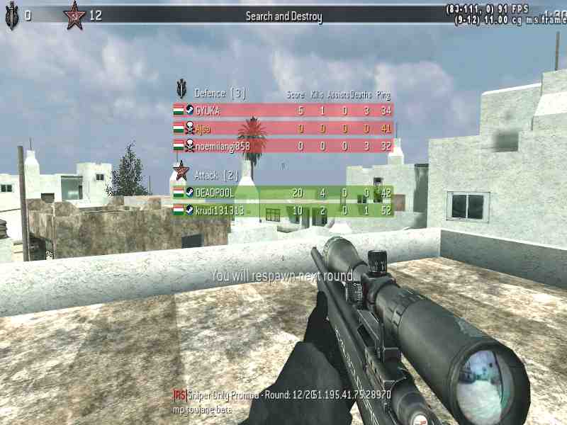 Ajsa, mp_toujane_beta, |RS|Sniper Only Promod