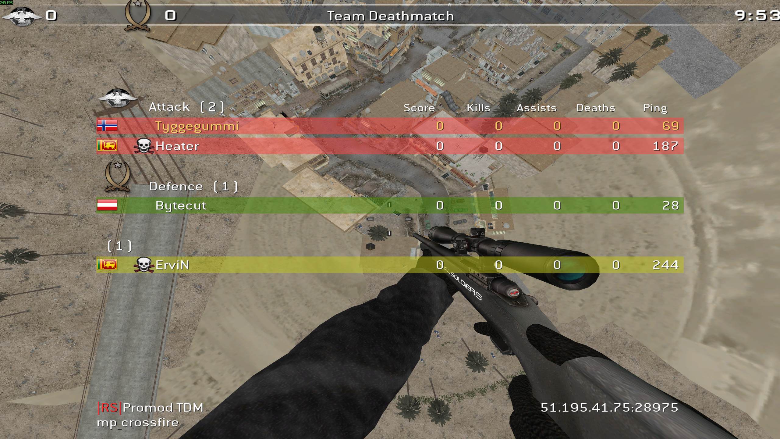 Tyggegummi, mp_crossfire, |RS|Promod TDM