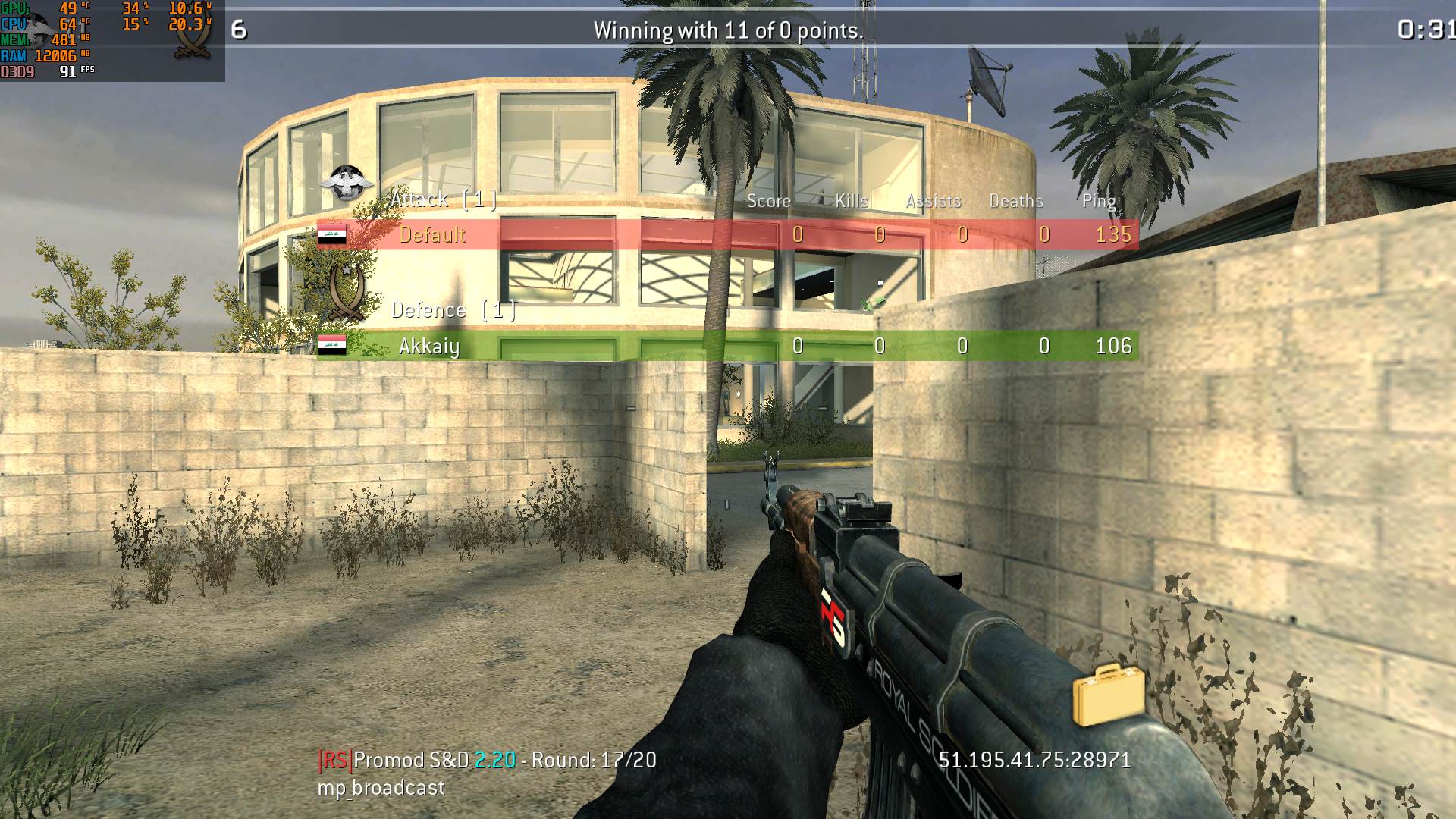 Default, mp_broadcast, |RS|Promod S&D 2.20 - Round: 17/20