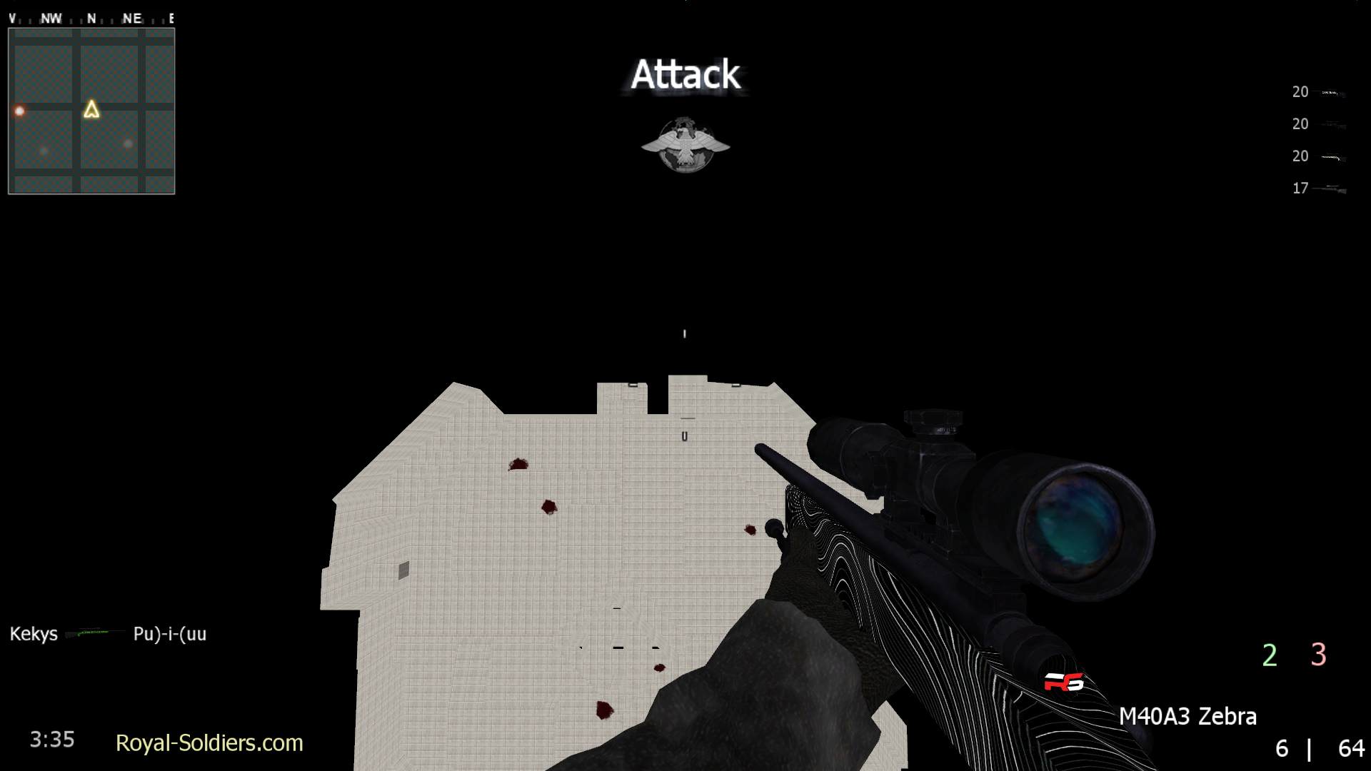 Creed, mp_wizard, |RS|Sniper Only Promod - Round: 15/20
