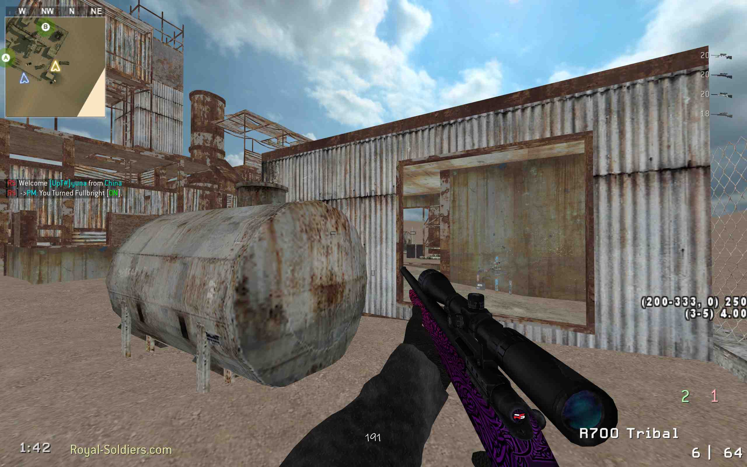 yuna, mp_modern_rust, |RS|Sniper Only Promod - Round: 18/20